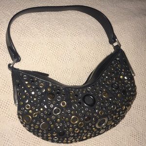 Calvin Klein studded evening bag.